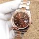 Copy Rolex Datejust II Oyster 41MM 2-Tone Rose Gold Brown Dial Watch (3)_th.jpg